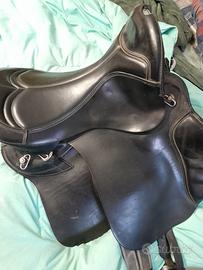 Sella Prestige Trekker in pelle con sottopancia