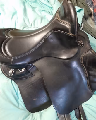 Sella Prestige Trekker in pelle con sottopancia