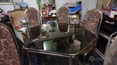 tavolo vintage + 4 sedie