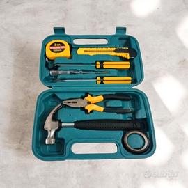 Valigetta Utensili Kit Attrezzi Lavoro Casa 8Pz 