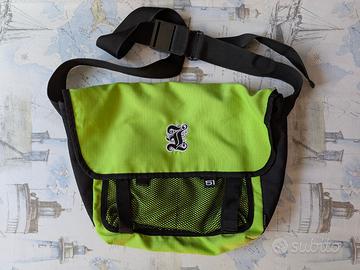 Borsa tracolla Insight verde lime/nero vintage