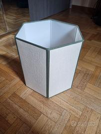 Paralume esagonale per lampada