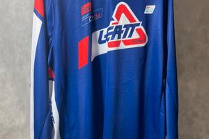 Leatt maglia cross/enduro XL NUOVA blu