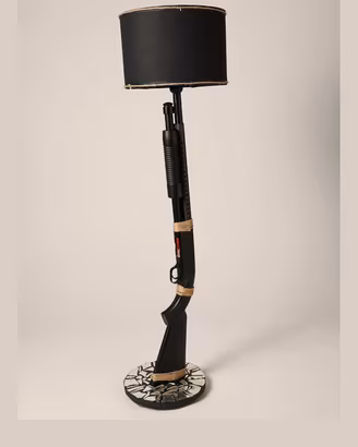 Lampada Design Fucile a Pompa - Artigianale 1/1