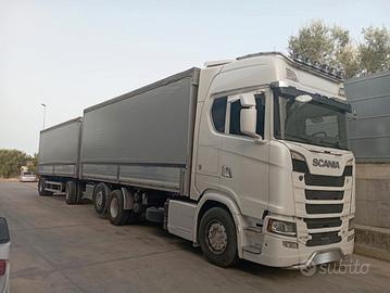 SCANIA S 730 6X2 AUTOTRENO COMPLETO RIBALTAB. BILA