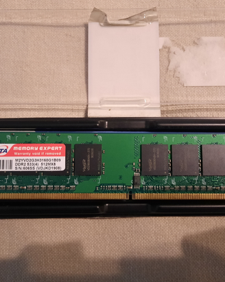 DDR 2 512MB 2 moduli