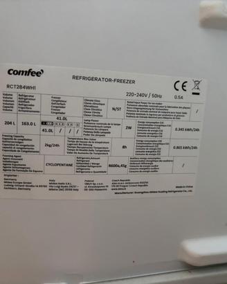 Frigorifero congelatore  comfee 