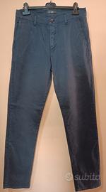 Pantalone Chino Uomo Blu Navy - Cotone Estivo -