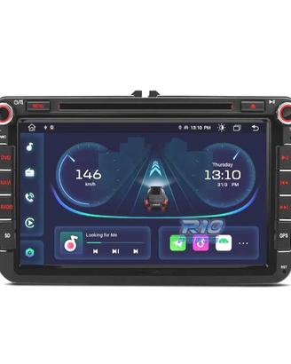 RADIO GPS ANDROID 14 PER VOLKSWAGEN VW GOLF POLO P
