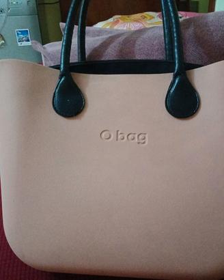 borsa O Bag rosa cipria