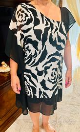 Abito da sera zebrato da cocktail