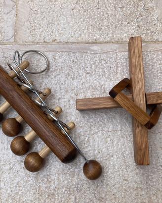 Giochi d’ingegno rompicapo in legno