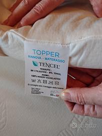 Topper Tencel memory 180x200x5