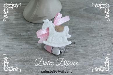 Bomboniera nascita baby shower battesimo dondolo
