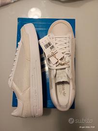 scarpe  Adidas Rod Laver bianche nuove