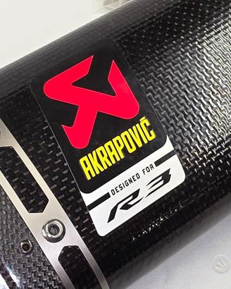 R3 TERMINALE AKRAPOVIC OMOLOGATO