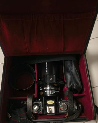 Nikon F501 AF Tamron SP 90mm f2.5 e teleconverter