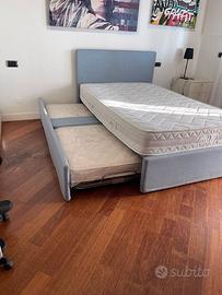 letto 1piazza 1/2 + 1 singolo