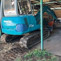 Escavatore Miniescavatore Komatsu Pc40 pinza legna