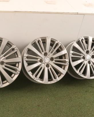 Cerchi in lega Peugeot 208 16 ORIGINALI 9808137577