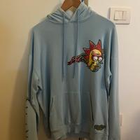 felpa azzura “RICK and MORTY”