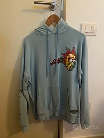 felpa azzura “RICK and MORTY”