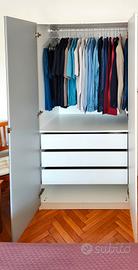 2 guardaroba bianco PAX IKEA