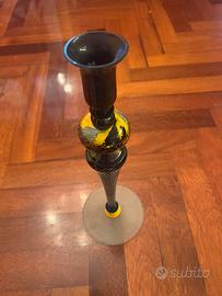 Candelabro in vetro colorato