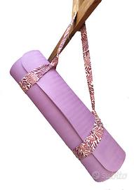 cinghia per tappetino yoga fatto a mano