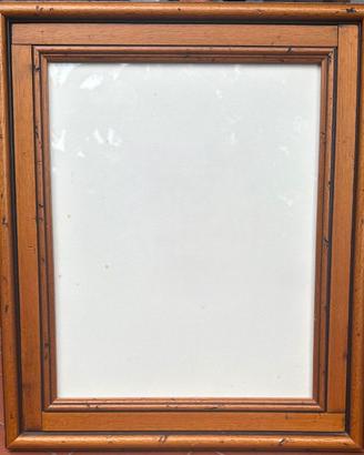Cornice radica di legno 44x37 cm
