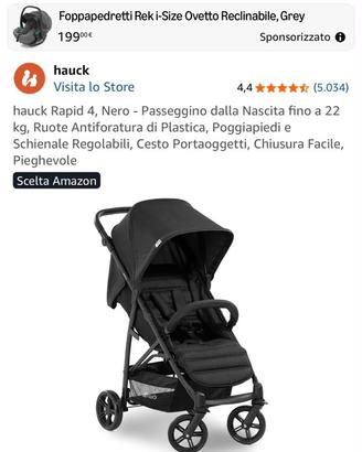 Passeggino hauck rapid 4