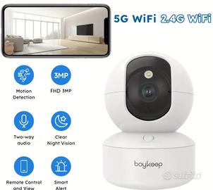 Telecamera wifi hd interni wifi hd motorizzata