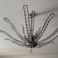 Lampadario e applique in cristallo
