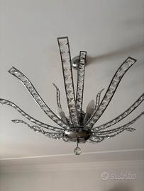 Lampadario e applique in cristallo