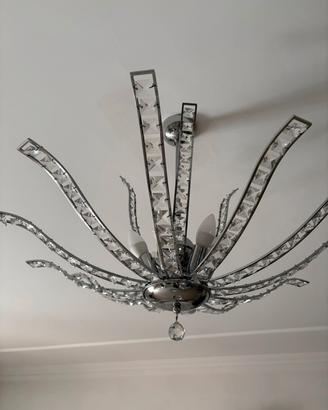 Lampadario e applique in cristallo