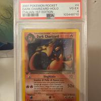 Dark charizard prima edizione grad 4 in italiano
