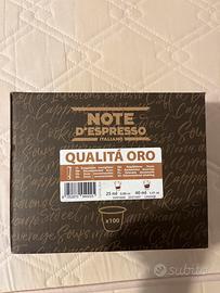 Capsule nespresso: note d'espresso x100