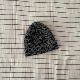 Beanie Moschino grigio e nero
