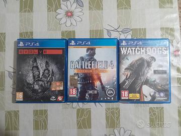 giochi ps4 (leggere descrizione)