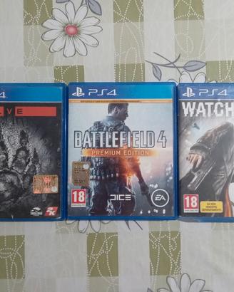 giochi ps4 (leggere descrizione)