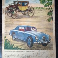 Quaderno scolastico dalla ruota alla carrozzeria 