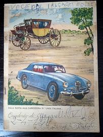 Quaderno scolastico dalla ruota alla carrozzeria 