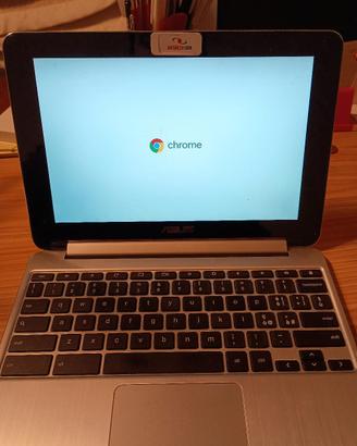 ASUS Chromebook 2in1 touchscreen 10.1" +caricatore