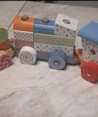 trenino di legno Teddy