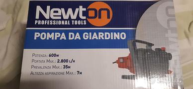 POMPA DA GIARDINO CON PESCAGGIO profondità 7 Metri