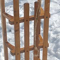Slittino in legno davos 