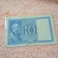 Banconota Italiana 10 Lire Vittorio Emanuele 