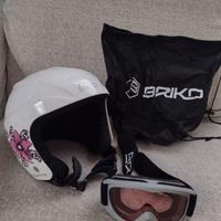Casco da sci + occhiale da sci BIMBA
