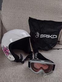 Casco da sci + occhiale da sci BIMBA