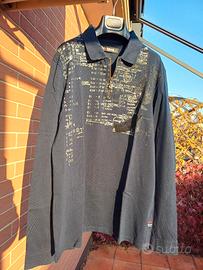 POLO COLORE BLU -MANICHE LUNGHE - DESIGUAL